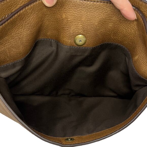 Coach G1373-71070 Legacy Pebbled Leather Messenger Bag Tan Crossbody - Picture 11 of 13